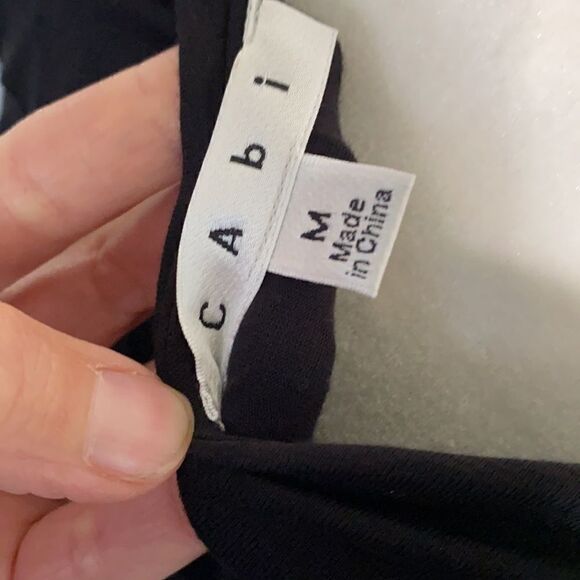 Cabi | 822 Black Waterfall Ruffled Tank | M - Picture 5 of 7